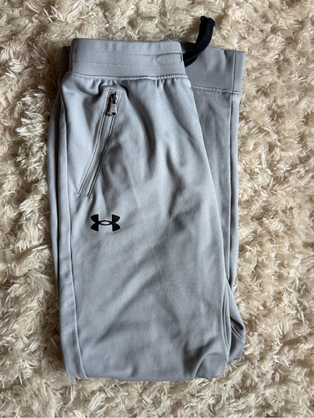 Under Armour Gray Performance Joggers with Black Logo